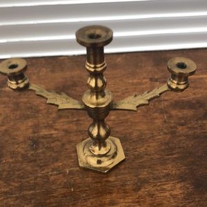 Miniature Brass Candelabra
